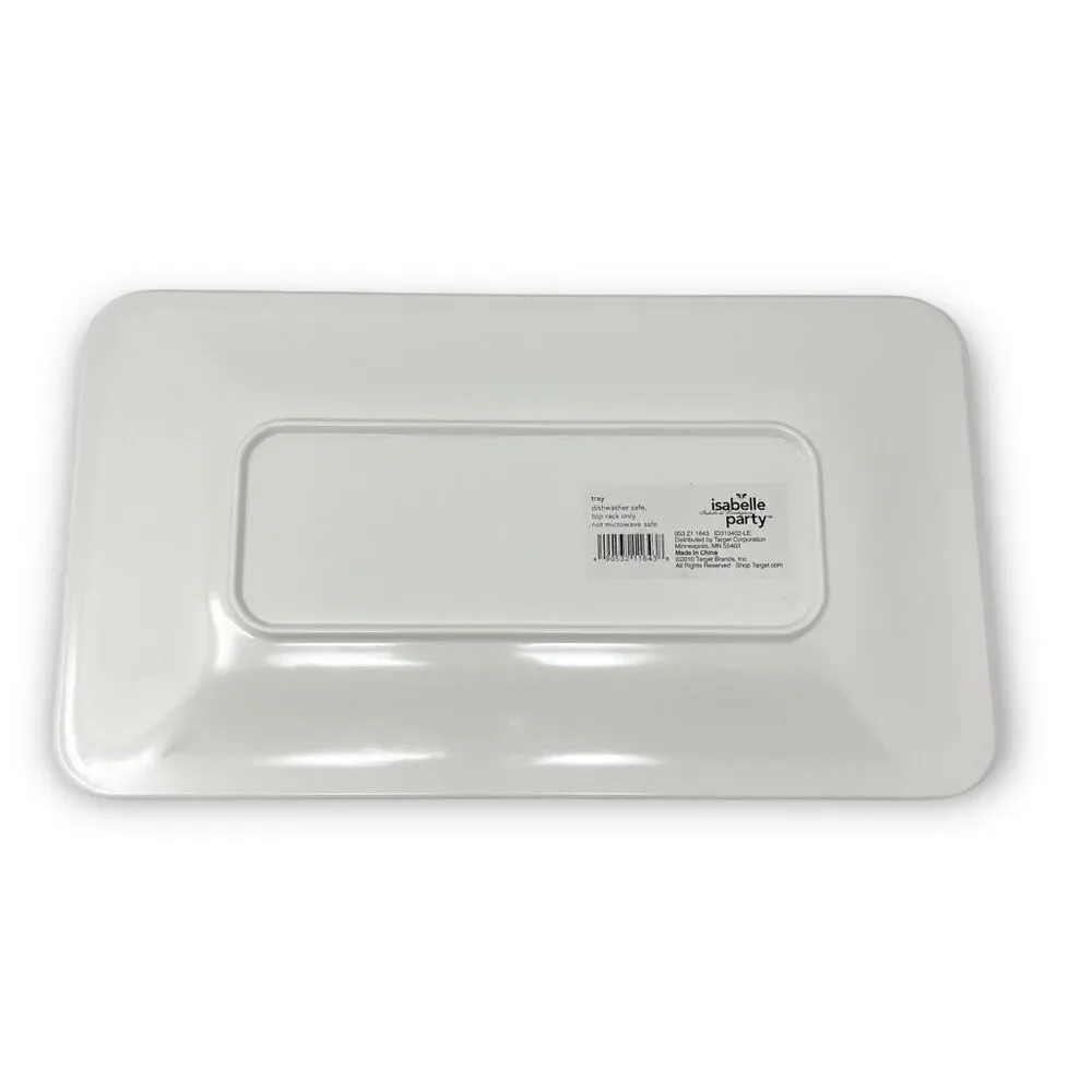 Target Isabelle de Borchgrave Party Melamine Serving Tray Platter Two Fall Decor